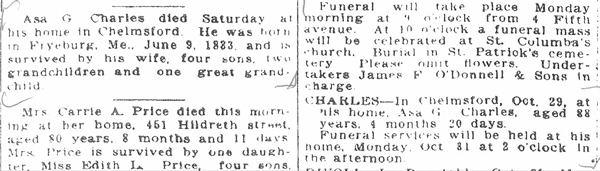 newspaper clipping