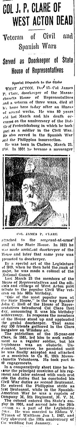 Boston Globe, Dec. 14, 1926