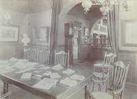 Library interior, 1890