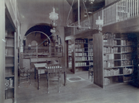 Library interior 1890